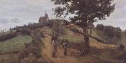 Jean Baptiste Camille  Corot Saint-Andre en Morvan (mk11) china oil painting reproduction